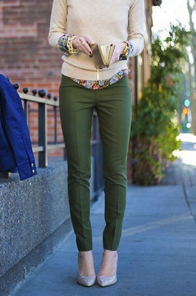 What to wear with green pants? 19 style with perfect combination ...