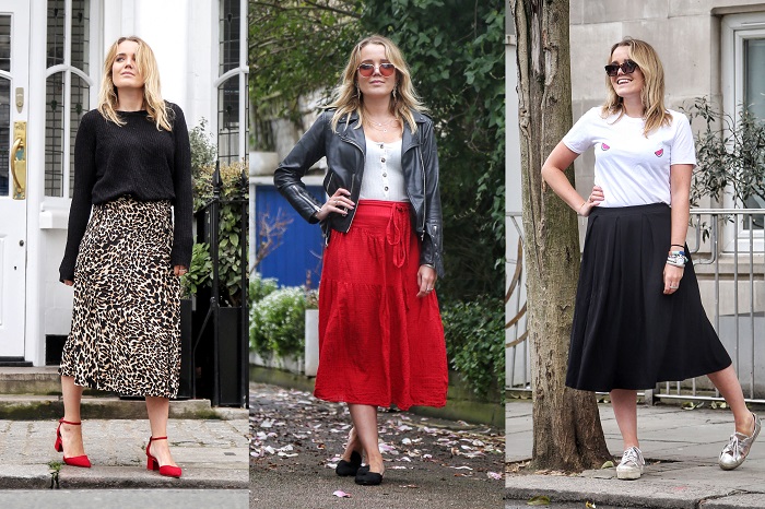 How to Wear Midi Skirt Without Looking Frumpy