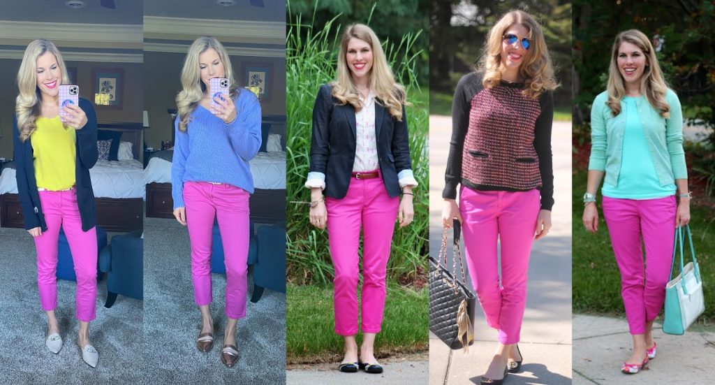 What color match with pink pants