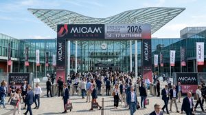 MICAM Milano 2026 footwear trade fair entrance at Fieramilano Rho September